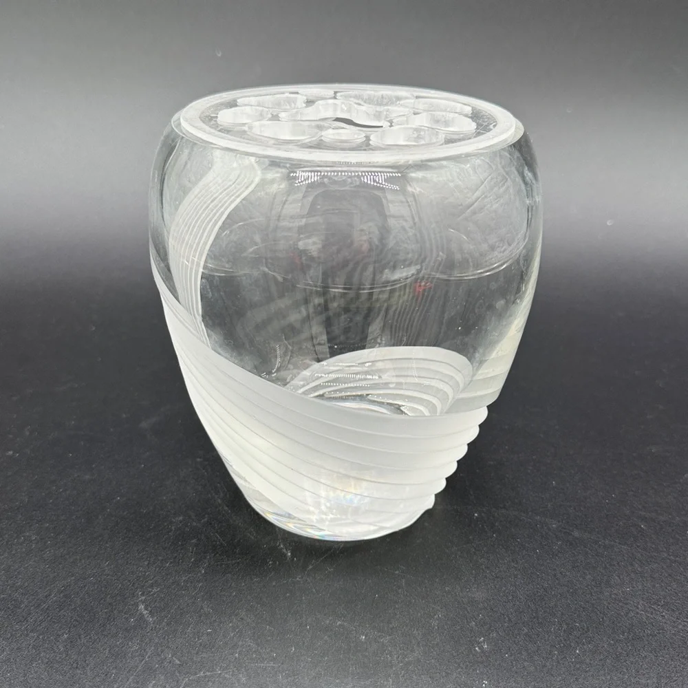 Lenox Crystal 120th Anniversary Windswept Vase 5 3/4